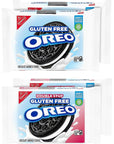 OREO Original & OREO Double Stuf Gluten Free Cookies Variety Pack, 4 Packs