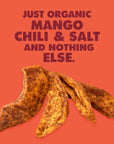 SOLELY Organic Dried Mango Strips with Chili and Salt 28 oz  Three Ingredients  Vegan  NonGMO  No Added Sugar