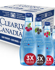 Clearly Canadian Variety Pack Sparkling Spring Water Beverage Natural  Carbonated Flavored Seltzer Water Mixed Flavors 1 Case 12 Bottles x 325mL