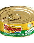 Dolores Tuna Chunk Light Yellowfin Tuna Salad with Vegetables 5oz Canned Tuna Pack of 1