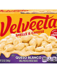 Velveeta Shells & Cheese Queso Blanco Shell Pasta & Cheese Sauce, Holiday Recipes (12 oz Box)