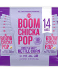 Angies BOOMCHICKAPOP Sweet  Salty Kettle Corn Popcorn 14ct MultiPack 14 77 oz Individual Bags