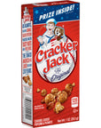 Cracker Jack Caramel Coated Popcorn  Peanuts Original 1 Ounce Boxes Pack of 25