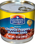 Clemente Jacques Chipotle Peppers in Adobo Sauce 12 oz Pack of 12