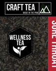 Sore Throat Tea  Wellness Tea Made with Elm Bark Licorice Root and Marshmallow Root with Herbal and Medicinal Properties  Low Caffeine  24 Tea Bags