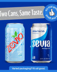 Zevia Zero Calorie Soda Caffeine Free Cola 12 fl oz Cans Pack of 6