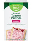 Amazon Fresh Frosted Cherry Toaster Pastries 8 Count