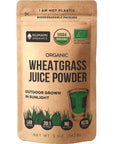 Numami Organic Wheatgrass Juice Powder  100 Water Soluble Grown in USA and USDA Certified Organic 20 Times More Concentrated Than Raw Wheatgrass