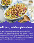 Chicken of the Sea Wild Caught Smoked Alaskan Pink Salmon with Natural Wood Smoke 3 oz Packet Box of 12