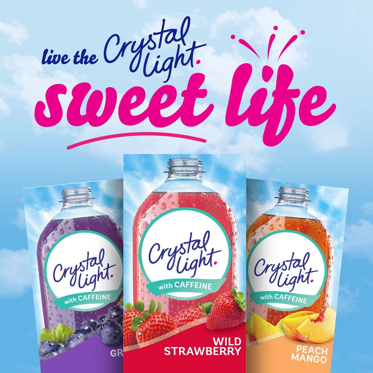 Crystal Light SugarFree Wild Strawberry OnTheGo Powdered Drink Mix 120 Count10 Count Pack of 12