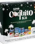 Goya Holiday Coquito Drink Kit with Free Gingerbread Ornament