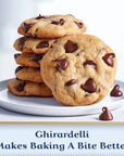 GHIRARDELLI Semi-Sweet Chocolate Premium Baking Chips, Chocolate Chips for Holiday Baking, 24 Oz Bag