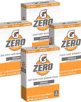 Gatorade Zero Thirst Quencher Powder Packets Orange 010 oz Individual Packets 40 Count