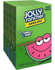 Jolly Rancher WATERMELON Singles to Go (4 Boxes of 6 Packets Each Box)