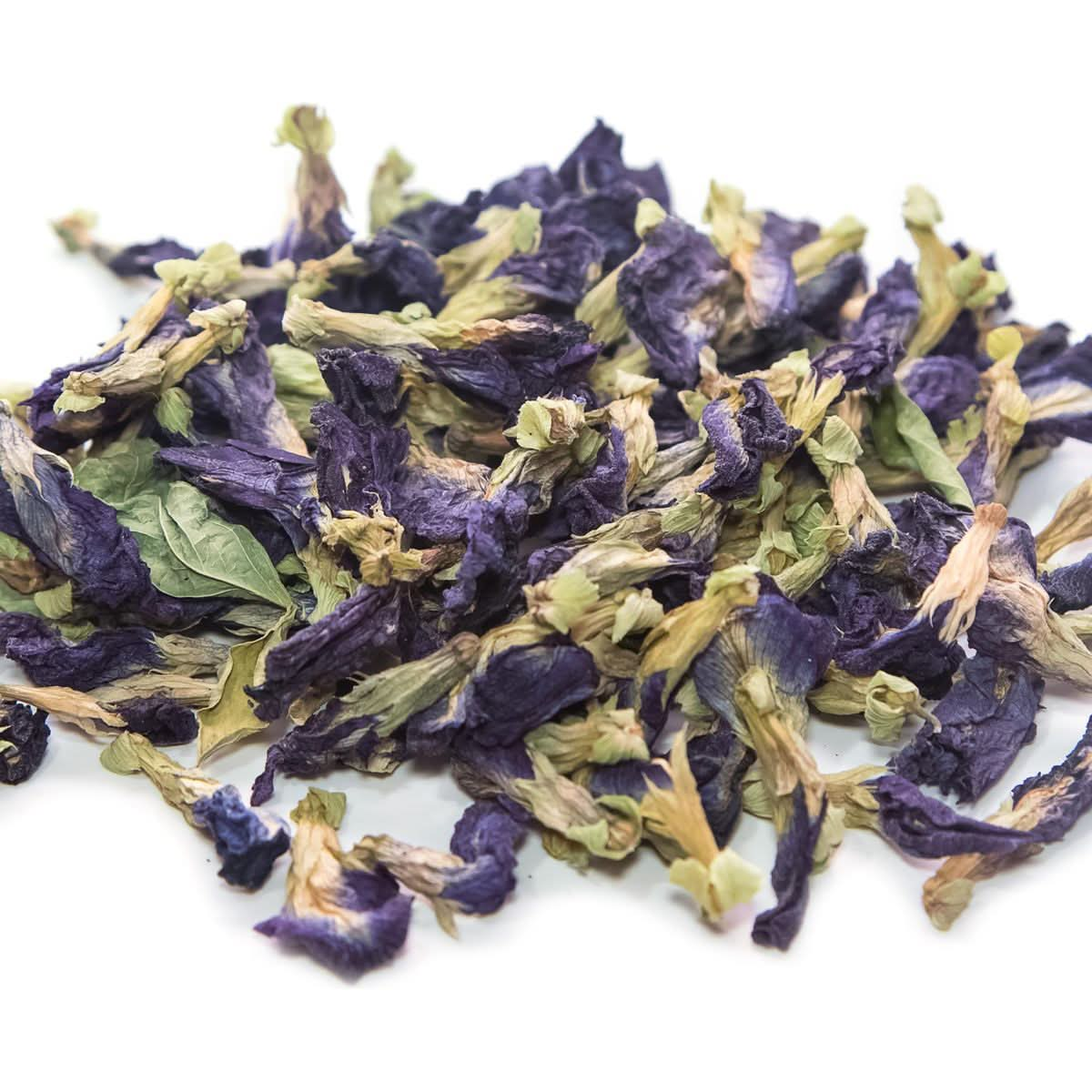 Zyanna Blue Pea Tea  Butterfly Pea Flower Tea with Lemongrass 353oz100g50 Cups Caffeine Free Drinks Food Coloring Iced Teas Cocktails  100 Natural  Brew Hot or Cold