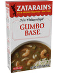 Zatarains New Orleans Style Gumbo Base 16 oz  One 16 oz Box of Gumbo File Base Perfect for Traditional South Louisiana Gumbo