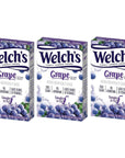 Welch's Singles To Go Powder Drink Mix - 3 Boxes With 6 Packets Each (18 Sticks Total)