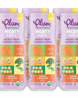 Plum Organics Mighty Puffs Snack For Babies - Carrot & Broccoli Flavor - (Pack of 6) 1.85 oz - Ancient Grain & Chickpea Snacks