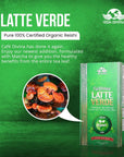 Vida Divina Latte Verde  Energizing Reishi  Matcha Blend for Healthy Life Style  Liver  Heart Support Weight Control Energy  Focus 20 Sachets