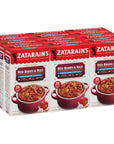 Zatarains Reduced Sodium Red Beans  Rice 8 Oz Pack Of 12