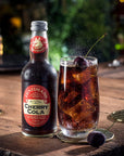 Fentimans Sparkling Cherry Cola  Cherry Soda Craft Soda Natural Ingredients No Artificial Colors Flavors or Preservatives All Natural Cola Botanically Brewed  Cherry 372 oz Pack of 4