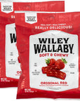 Wiley Wallaby Australian Style Soft  Chewy Gourmet Red Licorice 141g