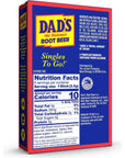 Dads Old Fashioned Root Beer Singles To Go Sugar Free Powder Drink Mix 6 Sticks Per Box 12 Boxes 72 Total Sticks