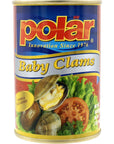 MW Polar Seafood Whole Baby Clams 10Ounce Pack of 12 2120