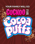 Cocoa Puffs Chocolate Breakfast Cereal Whole Grains 152 oz Pack of 10