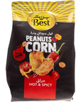 Best Hot & Spicy Peanuts & Corn Bag - 150 Gm