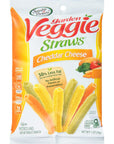 Sensible Portions Garden Veggie Straws Cheddar Cheese Snack Size 1 Oz Pack of 24