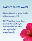 FIJI Natural Artesian Bottled Water 1 Liter - 33.8 Fl Ounce (Pack of 12)