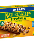 Nature Valley Protein Granola Bars, Peanut Butter Dark Chocolate, 10 ct