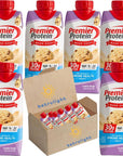 Protein Snacks Bundled with Premier Shakes Nutrition Ready to Drink Protein 30g Shakes Cookie Dough 11Fl oz 6 Pack  Every Order is Elegantly Packaged in a Signature BETRULIGHT Branded Box