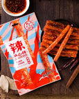 TXDYNLLK Latiao Spicy Strips 3 Packs Latiao Spicy Gluten Classic Chinese Special Snack Food Vegan £a 'bK 68g239 Ounces per Pack Pack of 3