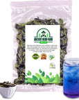 ANCIENT HERB Premium Dried Butterfly Pea Flower for Blue  Purple Drinks and Food Coloring Pea Flower Tea NonGMO Pure Natural Butterfly Pea Tea 176 oz  50 g