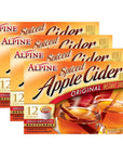 Alpine Original Spiced Apple Cider Instant Drink Mix Single Serve KCups 12 CT Pack of 4