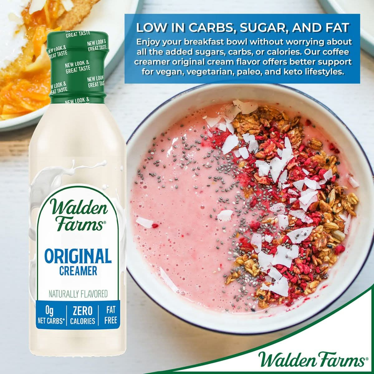 Walden Farms Original Coffee Creamer 3 Pack