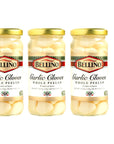 Bellino Whole Peeled Garlic Cloves 775 ounce Pack of 3 with IntFeast Bamboo Kitchen Tong