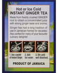 Caribbean Dreams Instant Ginger Tea UnSweetened 014 Oz 14 Sachets