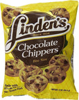 Lindens Bite Size Cookies 2 oz  10 Pack  Butter Crunchers Chocolate Chippers