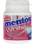 Mentos White Sugar Free Chewing Gum Tutti Fruitti Flavor - 38pcs