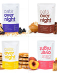 Oats Overnight  Party Variety Pack High Protein High Fiber Breakfast Shake  Gluten Free NonGMO Oatmeal Strawberries  Cream Green Apple Cinnamon  More 8 Pack  BlenderBottle