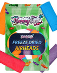 YUMMYLAND Freeze Dried AIRHEADS  6 OZ Premium Crunchy Freeze Dried Candy AirHeads Original Fruit Flavors TikTok Trends Dry Freeze Candy