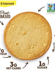 Lenny & Larry's Keto Cookie, Peanut Butter, Soft Baked, 9g Plant Protein, 3g Net Carbs, Vegan, Non-GMO, 1.6 Ounce Cookie (Pack of 12)