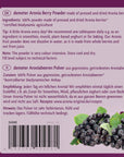 Aronia ORIGINAL Organic 201 Aronia Berry Powder 35 oz 6Pack  Over 1600 Aronia Berries No Added Sugar No Additives Not Freeze Dried Not Frozen  Vegan Organic NonGMO Black Chokeberry