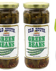 Old South Green Beans 16 oz 2 Pack Bundle with PrimeTime Direct Silicone Basting Brush in a PTD Sealed Bag