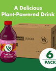 V8 Beet Ginger Lemon 100 Vegetable Juice Naturally Flavored Vegetable Juice From Concentrate 46 FL OZ Bottle Pack of 6