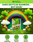 Sour Skittles Candy Pack of 2 Bags  Skittles Bulk Candy For Parties Birthdays or Snacking  Skittles Party Size  Bundle With Ballard Products Pocket Bag