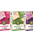 Natures Path Organic Frosted Toaster Pastries Variety Pack Flavors 3 Boxes  6 Count Per Box Made with Real Fruit  Cherry Pomegranate Grannys Apple Pie Wildberry Acai